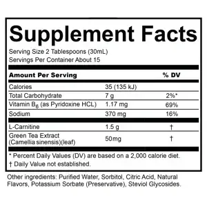Nutriplus L-Carnitine Orange & Passion Fruit